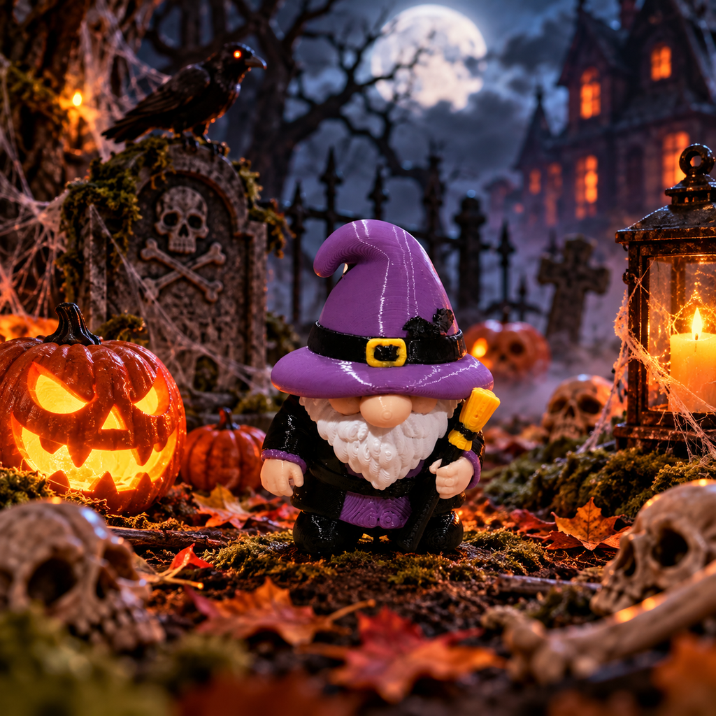 Gnome Halloween Magnets