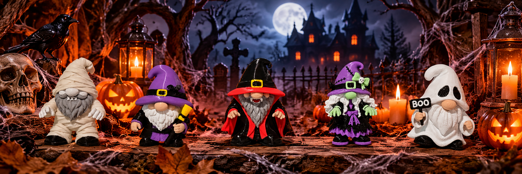 Gnome Halloween Magnets