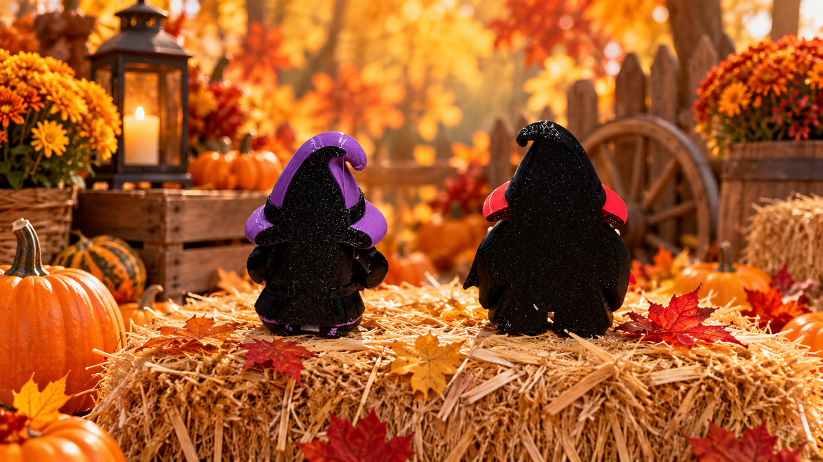 Gnome Halloween Magnets