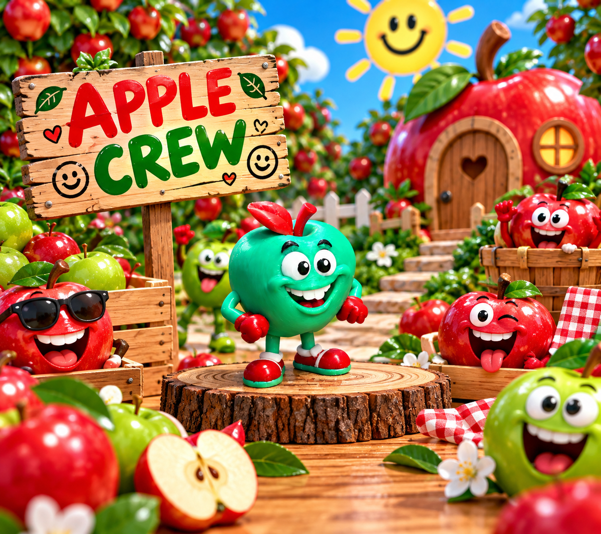 Goofy Fruit Magnets