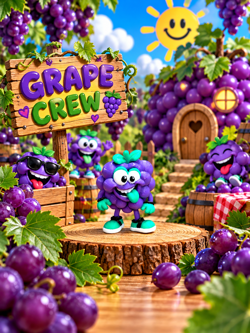 Goofy Fruit Magnets
